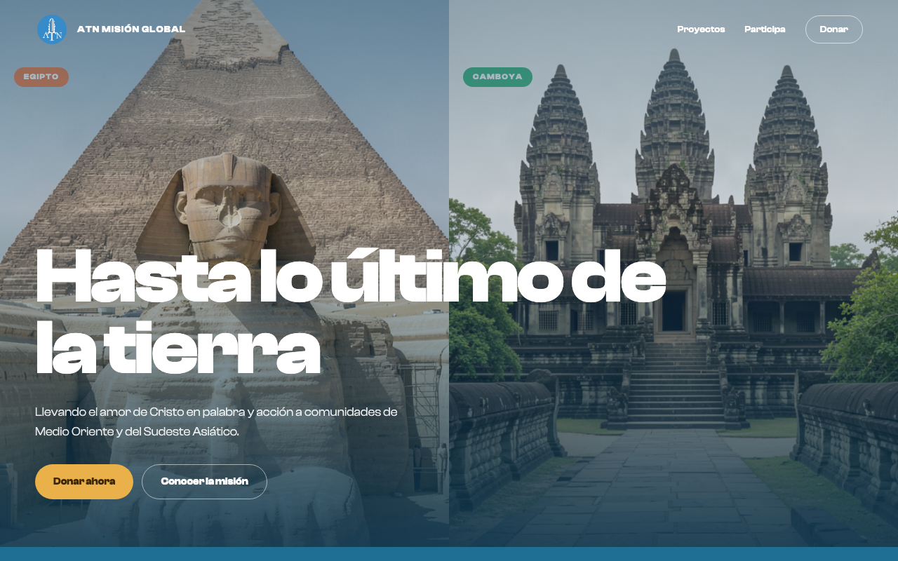 ATN Misión Global website