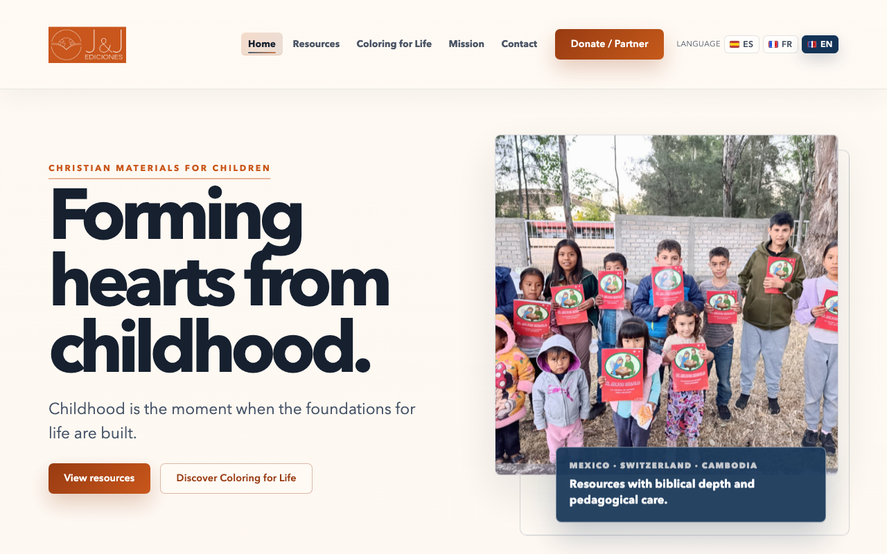 Sitio web de JJ Ediciones