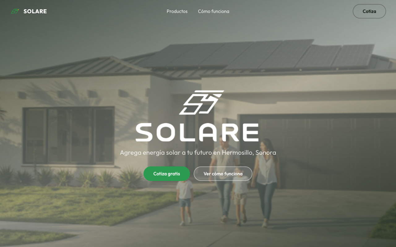 Solare solar energy website